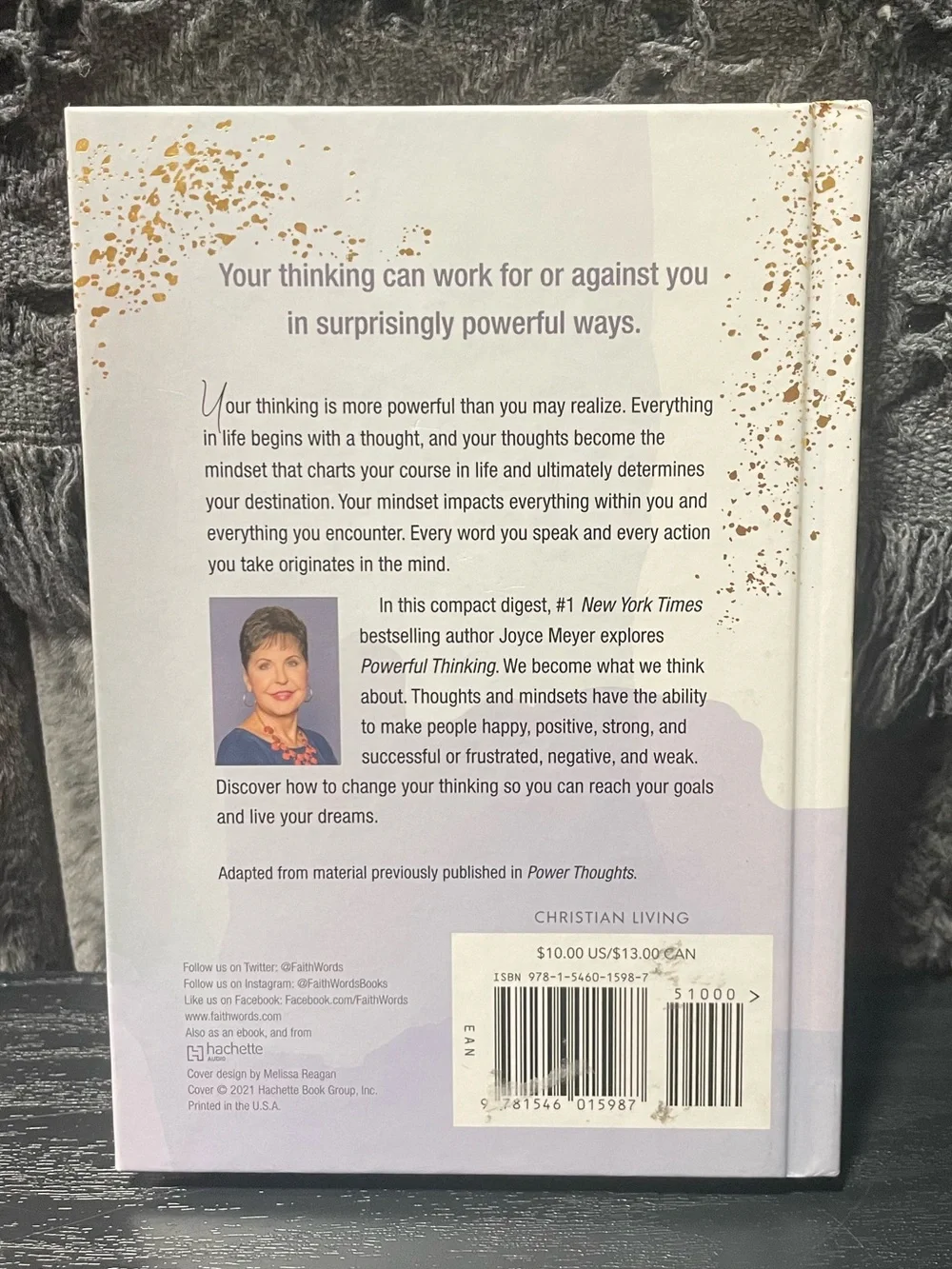 Faith Words 2021 Joyce Meyer Powerful Thinking Book